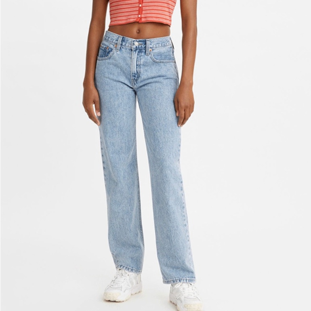 Levi’s low pro straight jeans